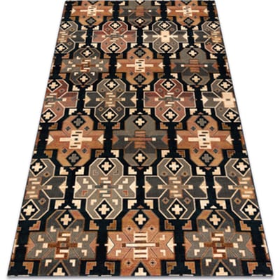 Kleden Rugsx Tapijt SUPERIOR DIAS etnisch donkerblauw 200x300 cm