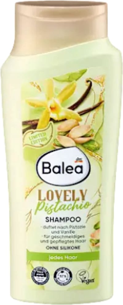 Balea Shampoo Lovely Pistachio | 1x300 ml - Pistache & Vanille | Met Vitamine B3 & Povitamine B5 - Limited Edition 2025
