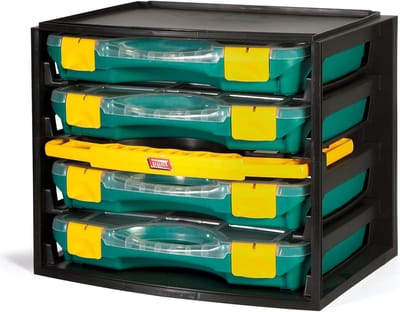 Multibox N° 1 voor gereedschap - opbergsysteem stapelbaar - afmetingen 335x250x275 mm