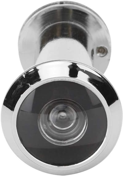 Deurviewer met stevige draaibare privacycover voor deur van 55-90 mm, 220 graden kijkhoek, beveiliging voor thuis, kantoor en hotel