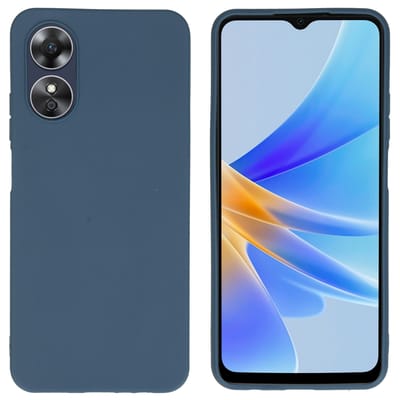 imoshion Hoesje - Geschikt voor Oppo A17 - Color Backcover - Donkerblauw