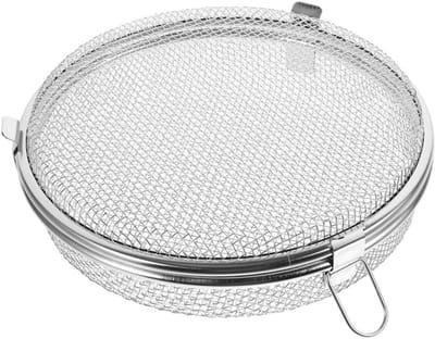 Vaatwasser Mand - Opbergmand Keuken - Servies Organiseren - Rond Ontwerp - 18 x 18 x 5 cm - Zilver