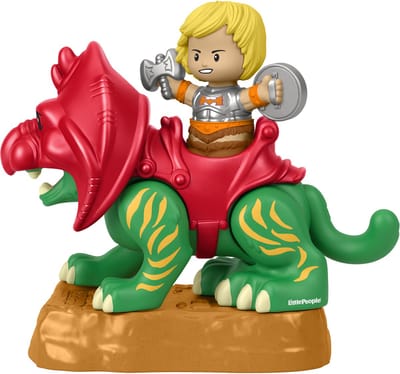 Mattel Masters of the Universe Little People Collector Figure Set He-Man & Battle Cat Mini-Figuur