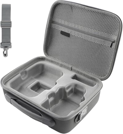 Draagtas voor Mini 2 SE/4K met Schouderband en Opvouwbare Landingsplaats voor Drone Accessoires, inclusief 2 Batterijen en Oplader