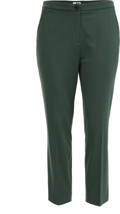 WE Fashion Dames slim fit pantalon met stretch