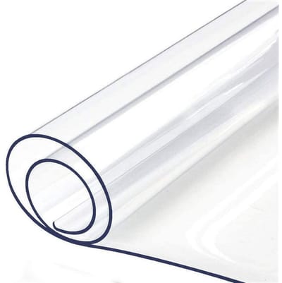 TOVBMUP Tafelbeschermer Transparant - Plastic tafelmat - PVC tafelkleed - Waterdichte vinyl tafelhoes - Voor keuken, salontafel, bureau - 2 mm dik - 40x60cm