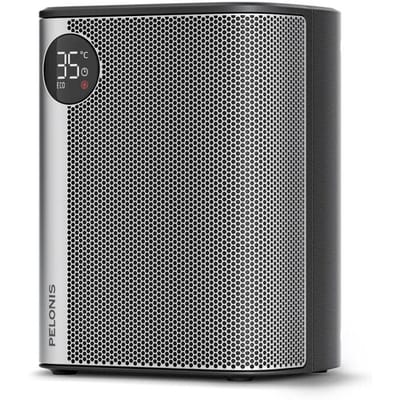 PELONIS 2000 W energiezuinige keramische kachel met ECO-modus, 24-uurs timer en thermostaat, 5 warmtestanden, oververhittings- en kantelbescherming,