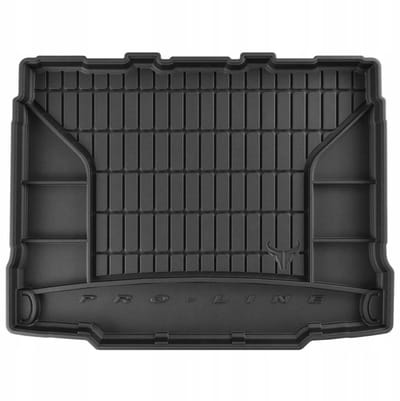 FROGUM Kofferbakmat - Rubber - Geschikt voor SKODA YETI (2009-2017) - Versie met reparatieset - Organizer functie - Zwart