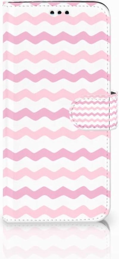 Samsung Galaxy S9 Plus Telefoon Hoesje Waves Roze