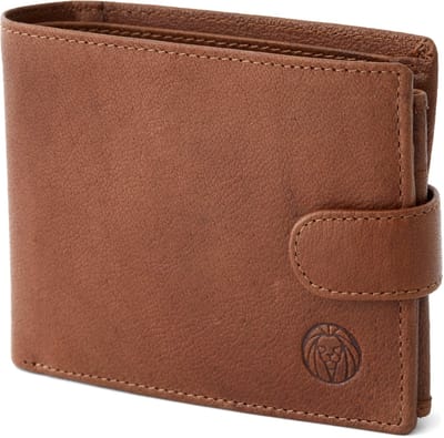 Tankleurige Ergonomische Leren Portemonnee California