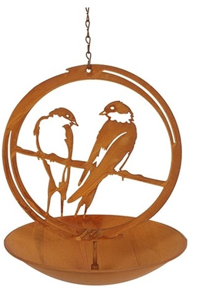 Countryfield- Vogelvoeder hanger Nikki- roest- 19,5 x 19,5 x 24 cm