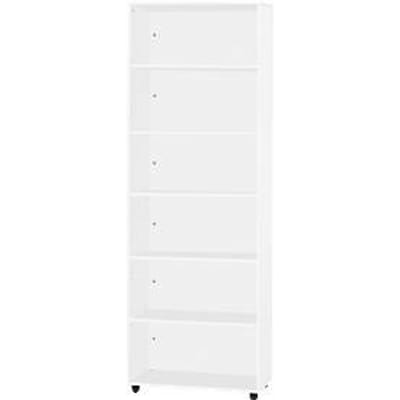 Schäfer Shop Select LOGIN rekken, 6 dossierhoogtes, B 800 x D 420 x H 2240 mm, wit