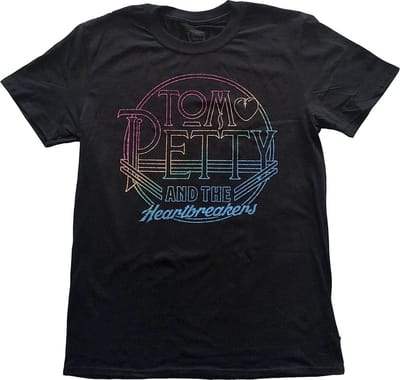 Tom Petty And The Heartbreakers - Circle Logo Heren T-shirt - S - Zwart