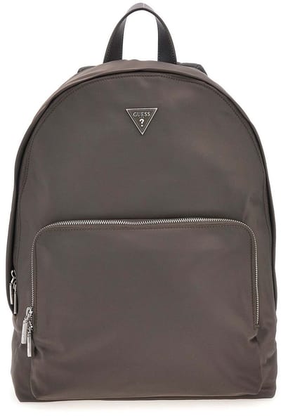 GUESS laptop rugzak rugzak met laptopvak Milano Backpack Deep Taupe donkerbruin