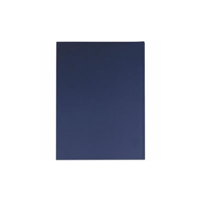 Gebonden Notitieboek - Hardcover Schrijfblok - Notities Maken - Microgeperforeerde Vellen - 10 1/4" x 7 5/8" - Zwart