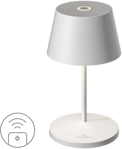 Villeroy & Boch| Tafellamp SEOUL RC | Wit | oplaadbare tafellamp | Indoor-outdoor|