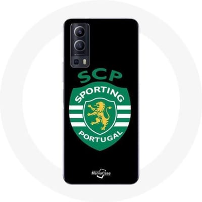 Vivo Y72 hoesje scp sportief portugal zwarte achtergrond