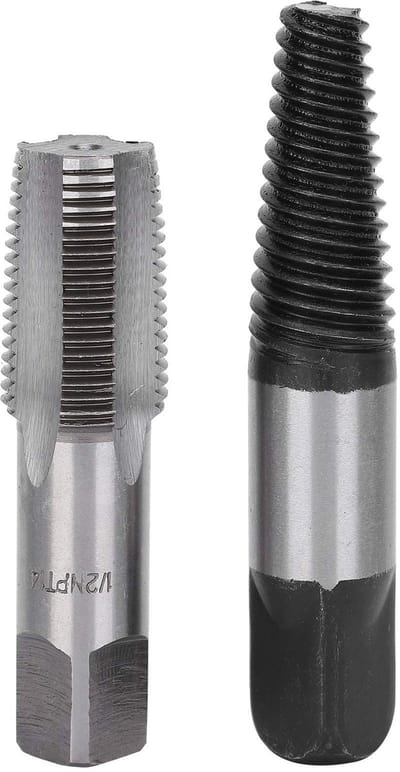 Allecto - Pijptrekker met kraan - Gebroken buisverwijderaar - Handig gereedschap voor buizen - 1/2 inch schroefdraadverwijdering - Reparatiehandlei...