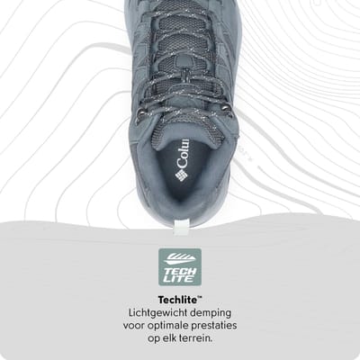 Columbia REDMOND™ IV MID WATERPROOF Dames Wandelschoenen - Graphite, Tea Light