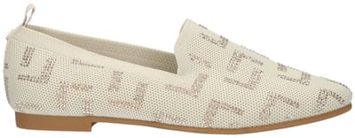 LA STRADA DAMES INSTAPSCHOENEN BEIGE 2131884 4521 BEIGE KNITTED+BEIGE STONES maat 36