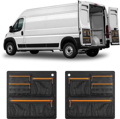 Dailygoods- Opbergtas Robuust - Tasorganizer Achterdeuren - Organizer Vrachtwagen - Gereedschap Organizer - 600D-PVC - Duurzaam en Schokbestendig - Opbergzak