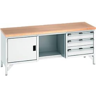 Werkbank en kast cubio KW-2078-2.8