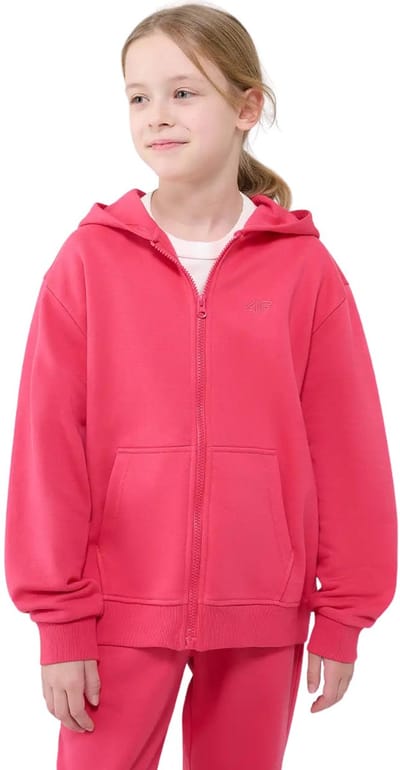4F Sweater Meisjes Fuchsia - Maat 122cm
