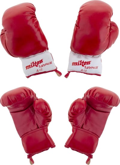 Bokshandschoenen voor kinderen - 4 OZ - rood - EXTRA small