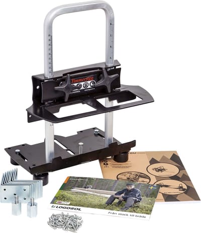 LOGOSOL Timberjig Geleiderail voor kettingzaag - 10 KG - tot ø 60 cm