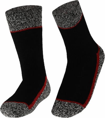 Apollo Thermo werk sokken voor heren/dames - zwart - 41/46 - Winter werk kleding - Thermokleding - Thermosokken - Werksokken