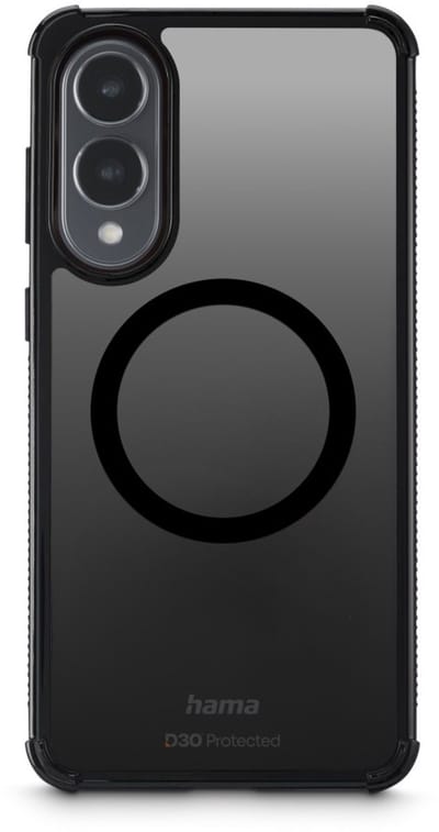 Hama hoesje geschikt voor Galaxy S25 Edge - Extreme Protect magnetisch - Zwart