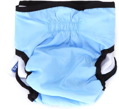 Nobleza Hondenbroekje - Luierbroekje kleine hond - Hondenbroekje wasbaar - Herbruikbaar - Blauw - XS