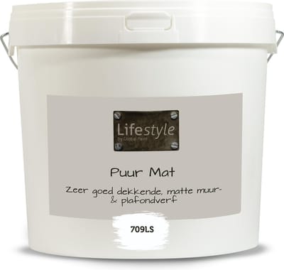 Lifestyle Essentials Puur mat | 709LS | 10 liter | Goed dekkende muurverf