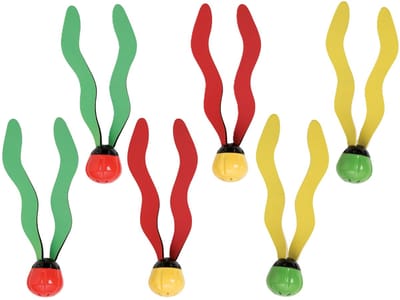 Intex Duikballetjes - 6x - met neopreen staartjes - duikspeelgoed ballen - opduik speelgoed