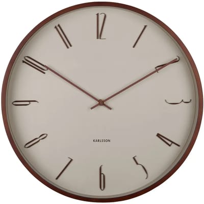 Karlsson Wandklok Scandia - Grijs - Ø40cm - Wandklok Scandinavisch