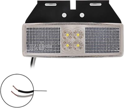 ProPlus Markeringslamp - LED - Waterdicht - 12/24V - Inclusief houder - Wit
