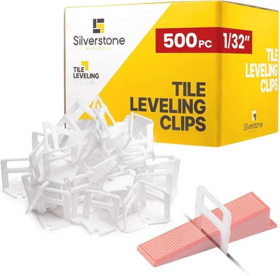 Tegelnivelleringssysteem 500 stuks met clips en wiggen voor perfecte tegelinstallatie