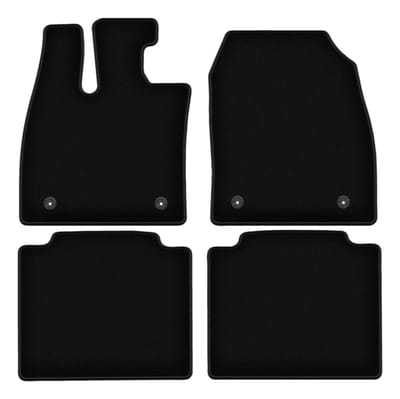 Wielganizator WLG-BASIC Serie - Autovloermatten - Voor Lexus RZ - Zwart - Volledige Pasvorm