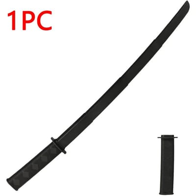 123 STUKS 3D Geprint Zwaartekracht Recht Uit Telescopische Samurai Stressverlichter Speelgoed Uitrekbaar Cos Props Creatief Vouwbaar Katana Cadeau black