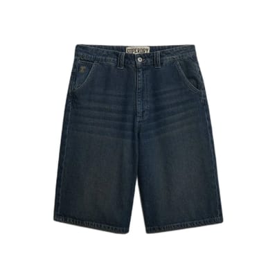 Oversized spijkerbroekshort Superdry