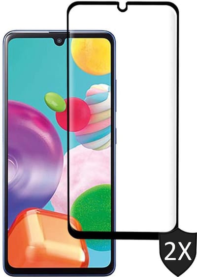 Screenprotector geschikt voor Samsung A41 - 2x FullGuard Glas Screen Protector
