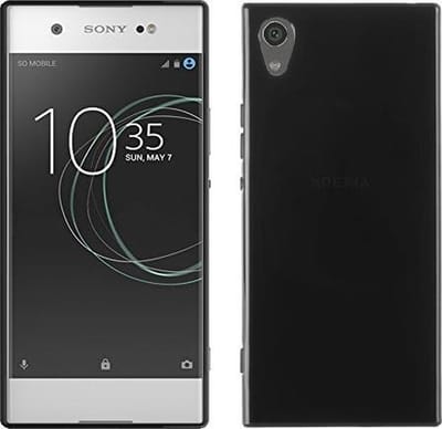 Zwart TPU Siliconen Case Hoesje Geschikt voor Sony Xperia XA1 Ultra