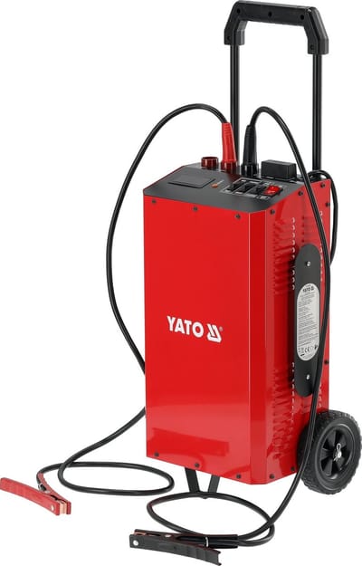 YATO YT-83063 Professionele Acculader met Starthulp - 12V / 24V - Boost 320A - Laadstroom tot 32A - Voor Natte Accu’s 20-400 Ah