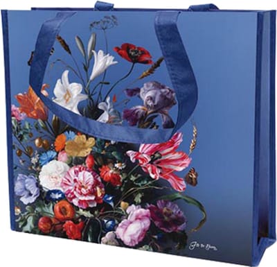 Goebel - Jan Davidsz de Heem | Boodschappentas Zomerbloemen | Shopper - 37cm - 10 stuks