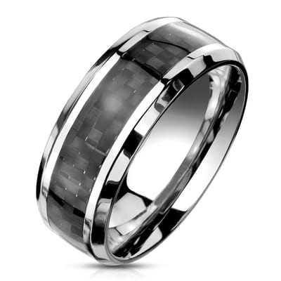 Curve - Ring Heren - Ring Mannen - Mannen Ring - Ringen Mannen - Heren Ring Zilver - Zilveren Ring Heren - Zilveren Ring - Ring Zilver - Zilveren Ringen