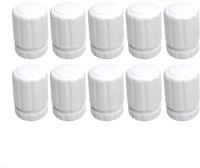 Handwiel Schakelaar - Vloerverwarming Bediening - Radiator Temperatuur Regelen - M30 x 5 Schroefdraad - 10 stuks - Wit