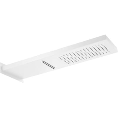 Herzbach DEEP WHITE rain shower Multifunction 2, 53.7 x 16.5 cm 23.661600.2.07