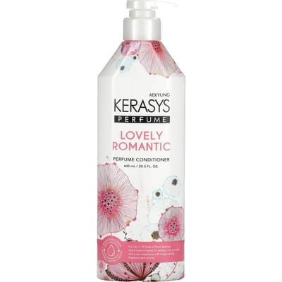 Kerasys, Après-shampoing au parfum Lovely Romantic, 600 ml (20,3 onces liquides) white