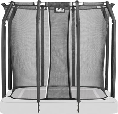 Trampoline Veiligheidsnet - Veiligheidshek - Kinderen Beschermen - Zelfsluitende Ingang - 214 x 153 cm - Zwart