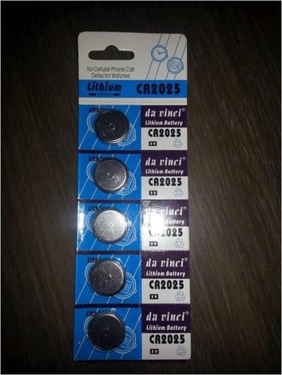 CR2025 Knoopcel | Batterijen Strip 5 Stuks | UNi